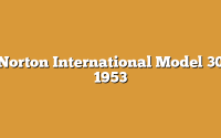 Norton International Model 30 1953