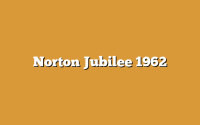 Norton Jubilee 1962