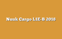 Nuuk Cargo L1E-B 2018