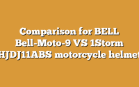 Comparison for BELL Bell-Moto-9 VS 1Storm HJDJ11ABS motorcycle helmet