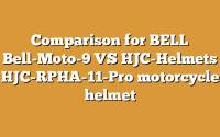 Comparison for BELL Bell-Moto-9 VS HJC-Helmets HJC-RPHA-11-Pro motorcycle helmet