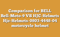 Comparison for BELL Bell-Moto-9 VS HJC-Helmets Hjc-Helmets-0803-4448-04 motorcycle helmet