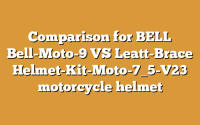 Comparison for BELL Bell-Moto-9 VS Leatt-Brace Helmet-Kit-Moto-7_5-V23 motorcycle helmet