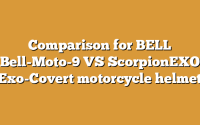 Comparison for BELL Bell-Moto-9 VS ScorpionEXO Exo-Covert motorcycle helmet