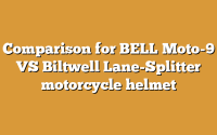 Comparison for BELL Moto-9 VS Biltwell Lane-Splitter motorcycle helmet