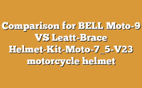 Comparison for BELL Moto-9 VS Leatt-Brace Helmet-Kit-Moto-7_5-V23 motorcycle helmet