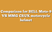 Comparison for BELL Moto-9 VS MMG CRUX motorcycle helmet