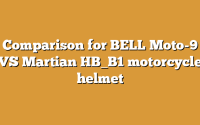 Comparison for BELL Moto-9 VS Martian HB_B1 motorcycle helmet