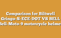 Comparison for Biltwell Gringo-S-ECE-DOT VS BELL Bell-Moto-9 motorcycle helmet
