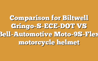 Comparison for Biltwell Gringo-S-ECE-DOT VS Bell-Automotive Moto-9S-Flex motorcycle helmet