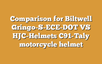 Comparison for Biltwell Gringo-S-ECE-DOT VS HJC-Helmets C91-Taly motorcycle helmet