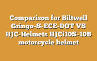 Comparison for Biltwell Gringo-S-ECE-DOT VS HJC-Helmets HJCi10S-10B motorcycle helmet