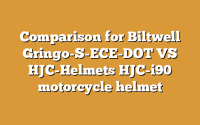 Comparison for Biltwell Gringo-S-ECE-DOT VS HJC-Helmets HJC-i90 motorcycle helmet