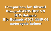 Comparison for Biltwell Gringo-S-ECE-DOT VS HJC-Helmets Hjc-Helmets-0803-4448-04 motorcycle helmet