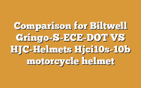 Comparison for Biltwell Gringo-S-ECE-DOT VS HJC-Helmets Hjci10s-10b motorcycle helmet
