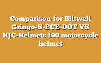 Comparison for Biltwell Gringo-S-ECE-DOT VS HJC-Helmets I90 motorcycle helmet