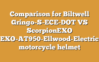 Comparison for Biltwell Gringo-S-ECE-DOT VS ScorpionEXO EXO-AT950-Ellwood-Electric motorcycle helmet