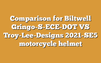 Comparison for Biltwell Gringo-S-ECE-DOT VS Troy-Lee-Designs 2021-SE5 motorcycle helmet