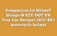 Comparison for Biltwell Gringo-S-ECE-DOT VS Troy-Lee-Designs 2022-SE5 motorcycle helmet