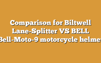 Comparison for Biltwell Lane-Splitter VS BELL Bell-Moto-9 motorcycle helmet