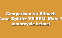 Comparison for Biltwell Lane-Splitter VS BELL Moto-9 motorcycle helmet