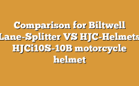 Comparison for Biltwell Lane-Splitter VS HJC-Helmets HJCi10S-10B motorcycle helmet