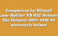 Comparison for Biltwell Lane-Splitter VS HJC-Helmets Hjc-Helmets-0803-4448-04 motorcycle helmet