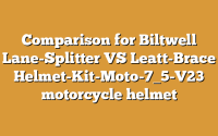 Comparison for Biltwell Lane-Splitter VS Leatt-Brace Helmet-Kit-Moto-7_5-V23 motorcycle helmet