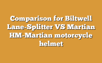 Comparison for Biltwell Lane-Splitter VS Martian HM-Martian motorcycle helmet