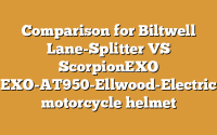 Comparison for Biltwell Lane-Splitter VS ScorpionEXO EXO-AT950-Ellwood-Electric motorcycle helmet