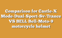 Comparison for Castle-X Mode-Dual-Sport-Sv-Trance VS BELL Bell-Moto-9 motorcycle helmet