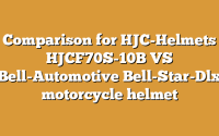 Comparison for HJC-Helmets HJCF70S-10B VS Bell-Automotive Bell-Star-Dlx motorcycle helmet