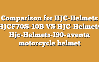 Comparison for HJC-Helmets HJCF70S-10B VS HJC-Helmets Hjc-Helmets-I90-aventa motorcycle helmet