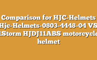 Comparison for HJC-Helmets Hjc-Helmets-0803-4448-04 VS 1Storm HJDJ11ABS motorcycle helmet