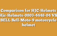 Comparison for HJC-Helmets Hjc-Helmets-0803-4448-04 VS BELL Bell-Moto-9 motorcycle helmet