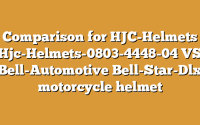 Comparison for HJC-Helmets Hjc-Helmets-0803-4448-04 VS Bell-Automotive Bell-Star-Dlx motorcycle helmet