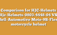Comparison for HJC-Helmets Hjc-Helmets-0803-4448-04 VS Bell-Automotive Moto-9S-Flex motorcycle helmet