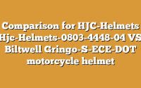 Comparison for HJC-Helmets Hjc-Helmets-0803-4448-04 VS Biltwell Gringo-S-ECE-DOT motorcycle helmet