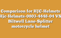 Comparison for HJC-Helmets Hjc-Helmets-0803-4448-04 VS Biltwell Lane-Splitter motorcycle helmet