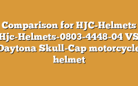 Comparison for HJC-Helmets Hjc-Helmets-0803-4448-04 VS Daytona Skull-Cap motorcycle helmet