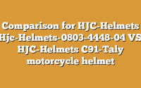 Comparison for HJC-Helmets Hjc-Helmets-0803-4448-04 VS HJC-Helmets C91-Taly motorcycle helmet