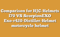 Comparison for HJC-Helmets I70 VS ScorpionEXO Exo-r420-Distiller-Helmet motorcycle helmet
