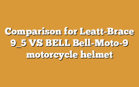 Comparison for Leatt-Brace 9_5 VS BELL Bell-Moto-9 motorcycle helmet