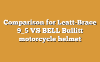 Comparison for Leatt-Brace 9_5 VS BELL Bullitt motorcycle helmet