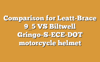 Comparison for Leatt-Brace 9_5 VS Biltwell Gringo-S-ECE-DOT motorcycle helmet