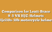 Comparison for Leatt-Brace 9_5 VS HJC-Helmets Hjci10s-10b motorcycle helmet
