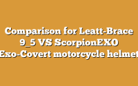 Comparison for Leatt-Brace 9_5 VS ScorpionEXO Exo-Covert motorcycle helmet