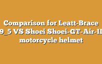 Comparison for Leatt-Brace 9_5 VS Shoei Shoei-GT-Air-II motorcycle helmet