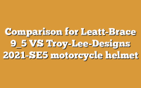 Comparison for Leatt-Brace 9_5 VS Troy-Lee-Designs 2021-SE5 motorcycle helmet
