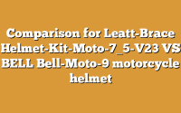 Comparison for Leatt-Brace Helmet-Kit-Moto-7_5-V23 VS BELL Bell-Moto-9 motorcycle helmet